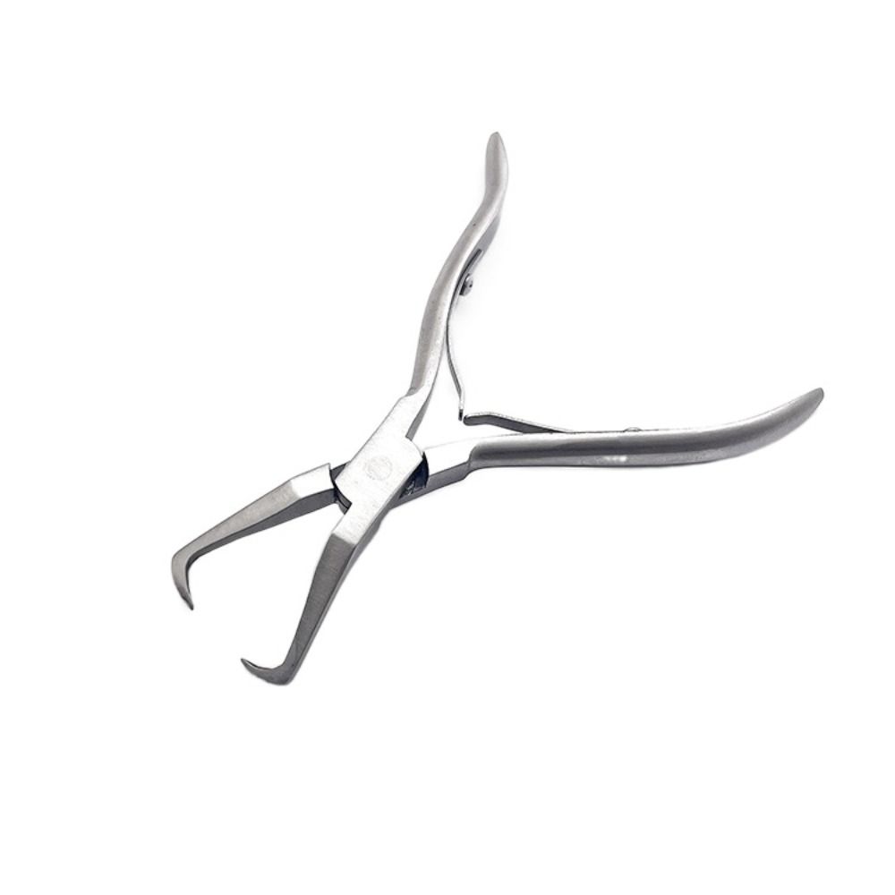 Зажим для наращивания волос Fusion Glue Bond, противоскользящий зажим из нержавеющей стали для микроколец