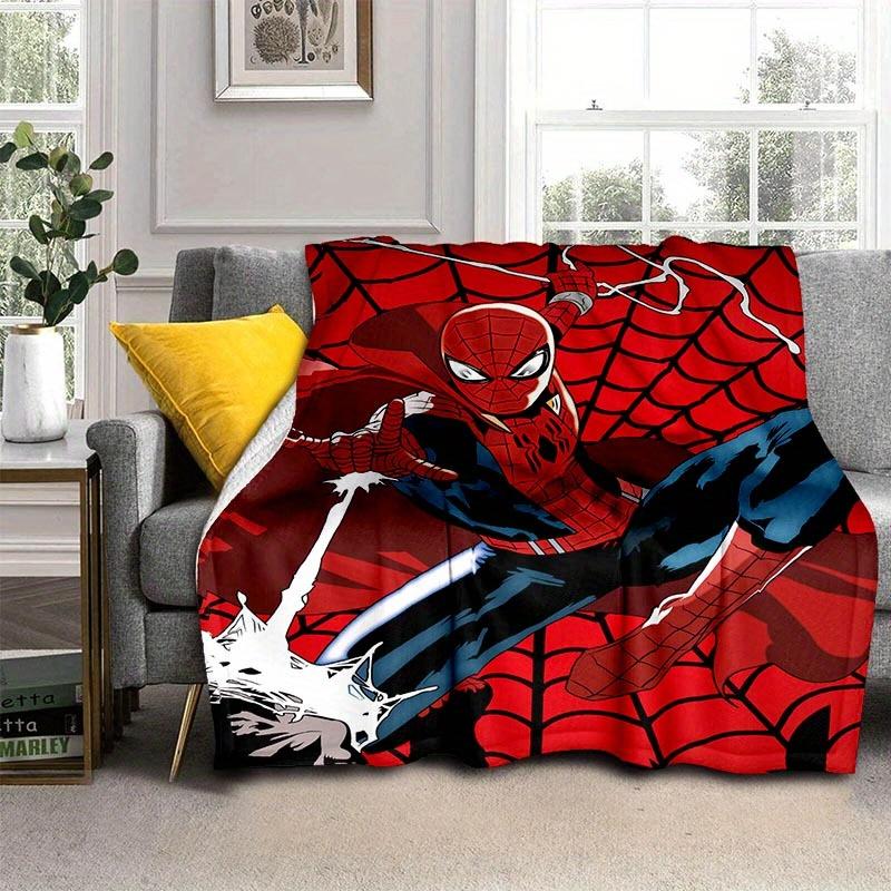 1pc Spider-Man (16) Printing Blanket - Soft, All-Season Throw for Living Room, Bedroom,Personalized Gift with Adorable Cartoon Design