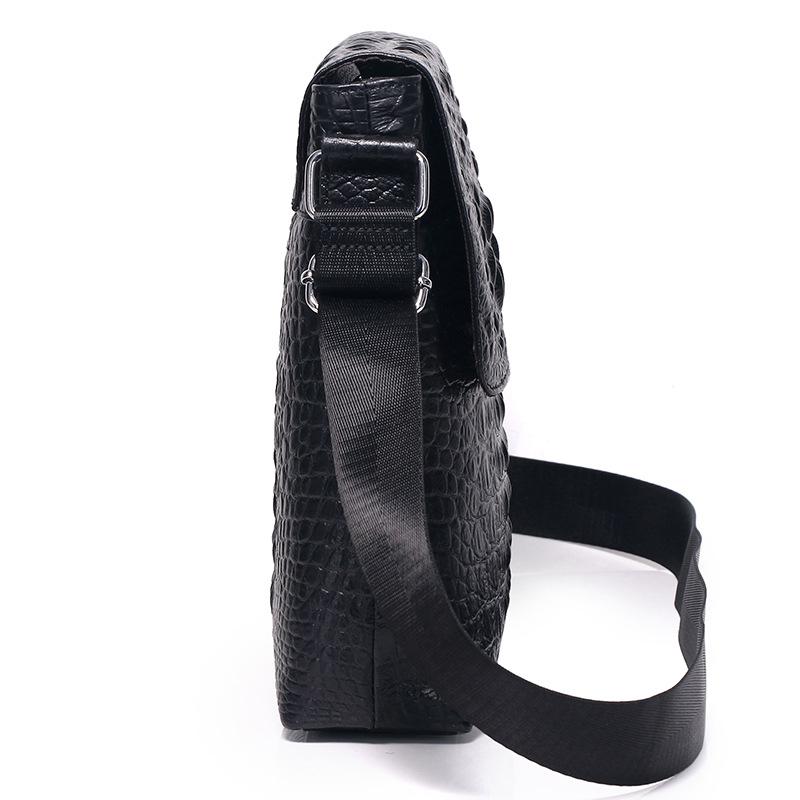 Мужская сумка через плечо из натуральной кожи с вертикальным верхним слоем из коровьей кожи, повседневная мужская сумка