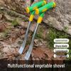 Лопатка для диких овощей и побегов бамбука: Мотыга из марганцевой стали для копания, посадки, прополки и садоводства
