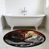 Yousheng 3D Коврик для ванной с драконом Впитывающий коврик для пола с противоскользящей основой Реалистичный декоративный коврик с драконом для спальни, гостиной, игровой комнаты