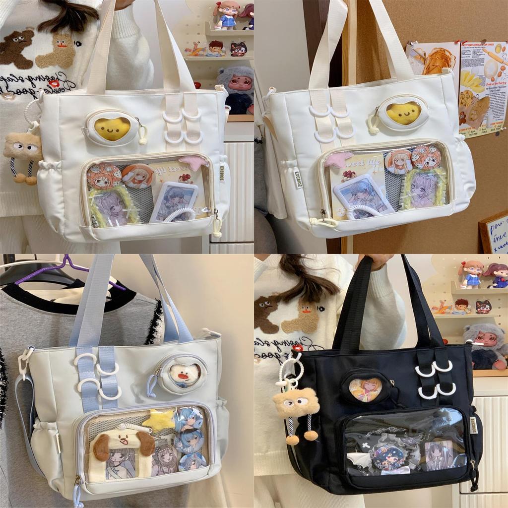 Youth Campus Fashion Crossbody Bag With Multiple Shoulder Straps For Casual Outings