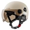 Men Motorcycle Half Helmets Scooter Moto Helmet Casco Vespa Village Riding Capacete De Moto Motocross Helmets With Sun Visor
