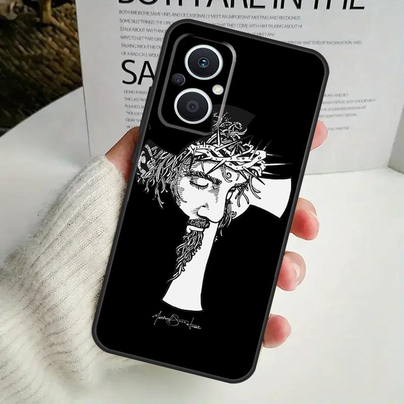 Jesus Phone Case For OPPO Reno 8T 14F 13 F 12 11 10 14 Pro 7 8 Lite OPPO Find X8 X6 X5 X9 Pro Cover