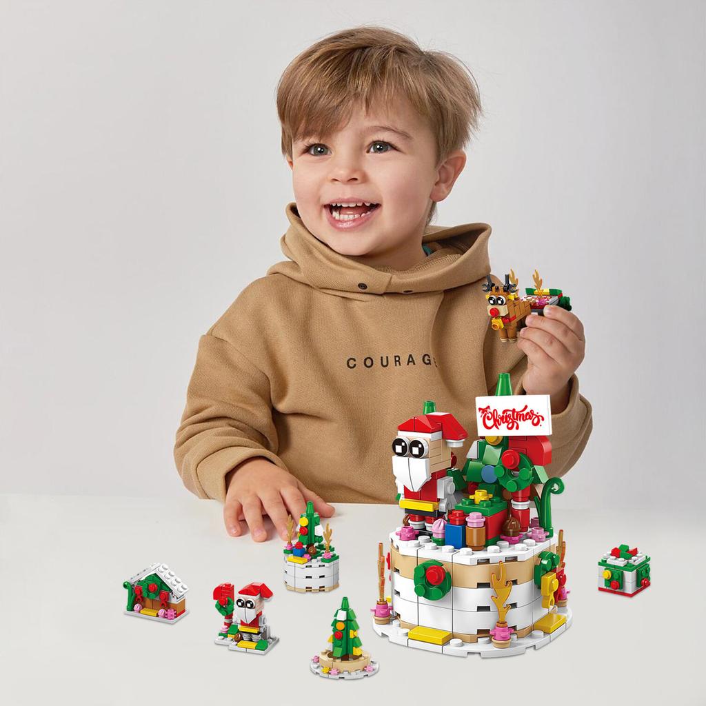 Рождественский адвент-календарь 2023 года содержит 24 подарка, рождественские милые фигурки кукольный адвент-календарь