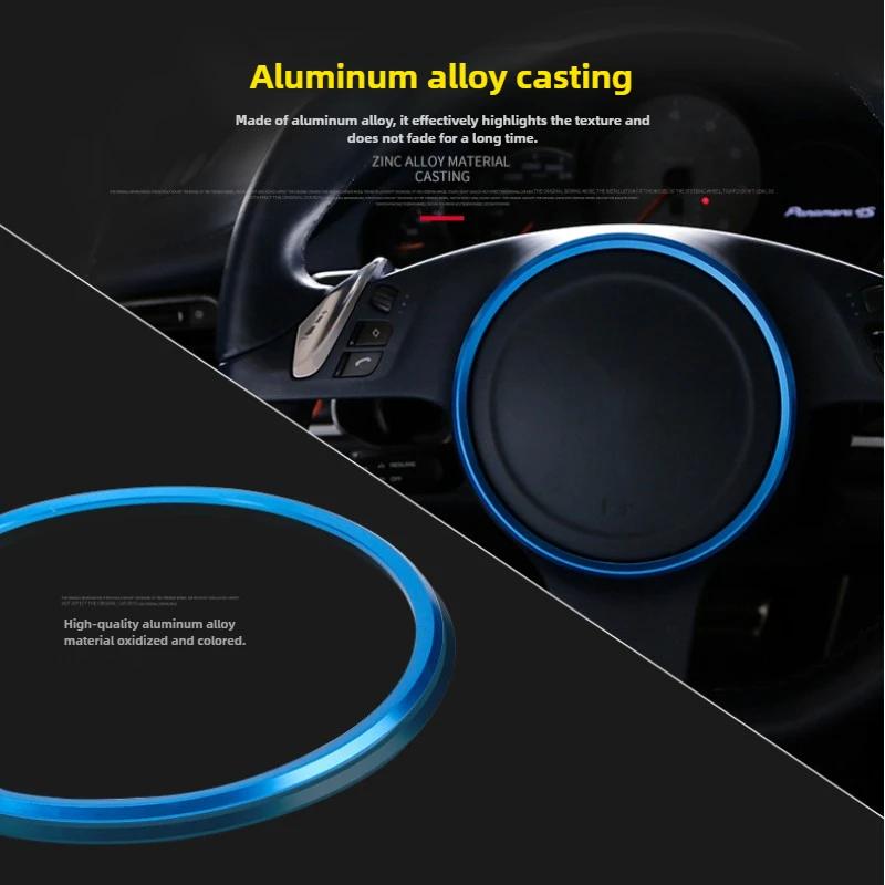 Подходит для Porsche Рулевое колесо Декоративное кольцо Cayenne Macan Внутренняя рамка Декоративные аксессуары, Panamera Модификация