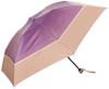 Зонт LANVIN COLLECTION Зонт из пряжи саржевого крашения, складной, двухцветный, простой, стильный, милый, подарочный, фиолетовый, ребро, 55 см [Moonbat] женский