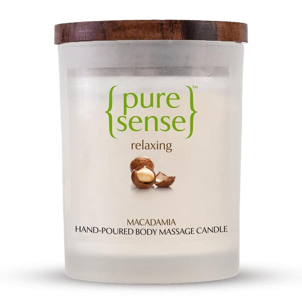 @PureSense Macadamia Relaxing Body Massage Candle Wax 200 ml Zr146-60%Off