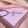 Cross Necklace for Women Simple Ins Cold Style Pendant Trendy Light Luxury Niche Design Clavicle Chain