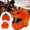 Halloween Pumpkin Motorcycle Helmet Cover High Visibility Dustproof Plush Cartoon Pumpkin Head Motorbike Full Helmet Protector