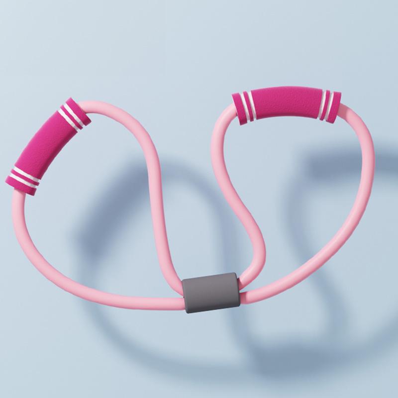 8 Shaped Resistance Bands Athletic Workout Elastic Band At Home Yoga Fitness Rubber Pull Rope Yoga Training Exercise Gym Equipment