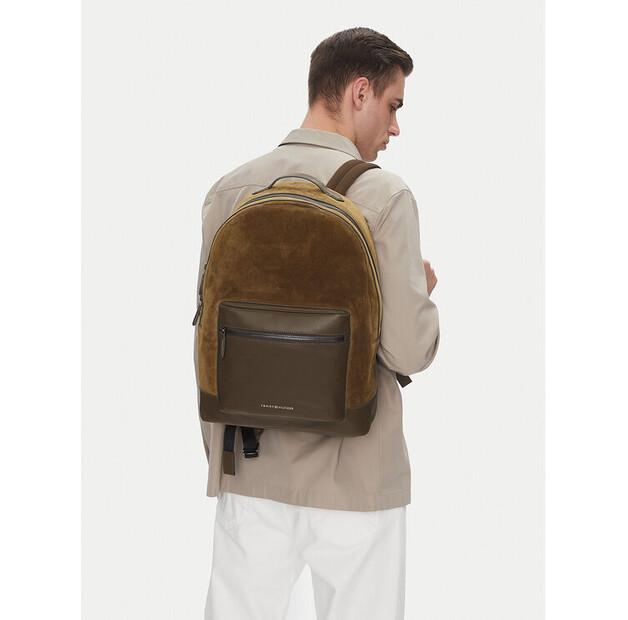 Tommy Hilfiger Рюкзак Th Casual Suede Backpack AM0AM13229 Зеленый