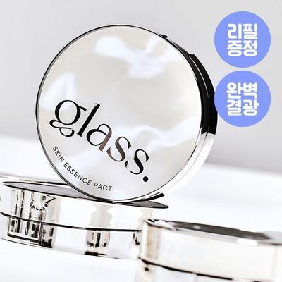 AGE20S Glass Skin Essence Pact Glow (Основной продукт + пополнение)
