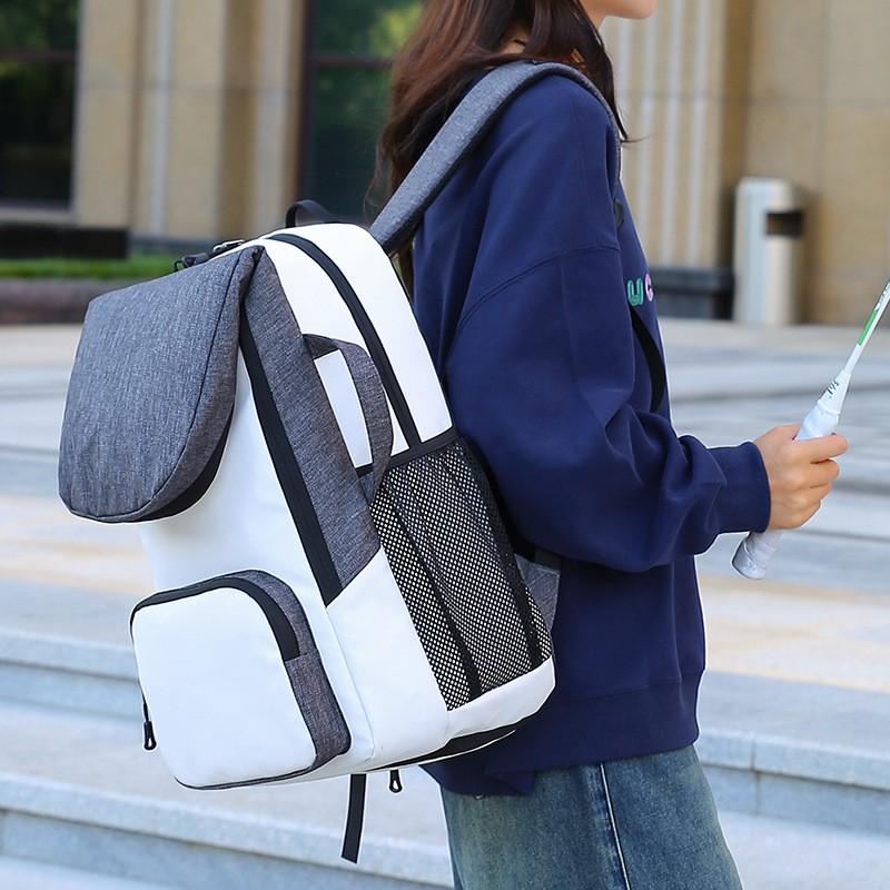 Multi-Use Tennis Badminton Backpack With Separate Shoe Compartment Dry Wet Separation Gym Bag Men Women