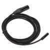 3.5mm Female to 3 Pin XLR Male Cable Aluminum Alloy Shell XLR Connector Cable for Mixer Amplifier Microphone