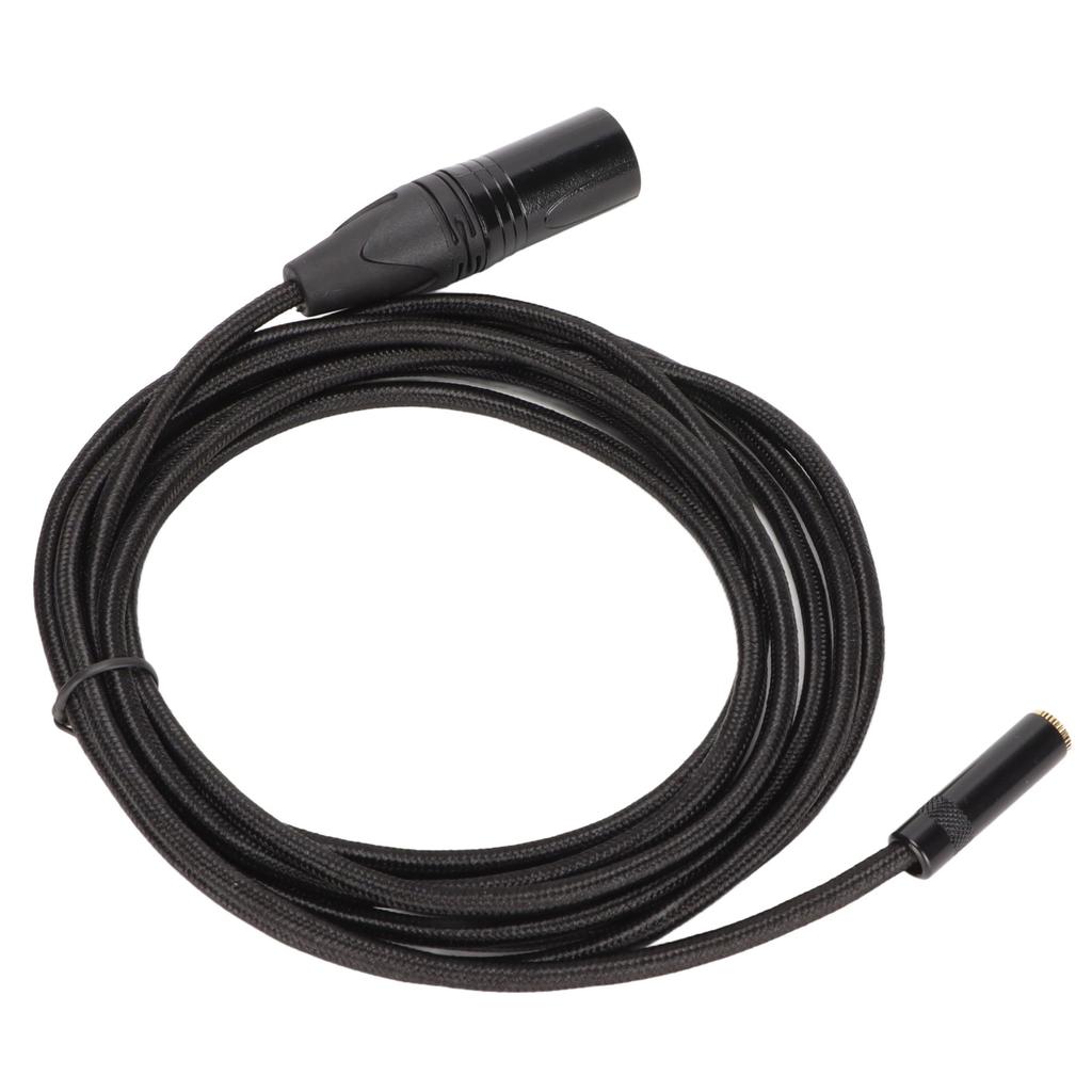 3.5mm Female to 3 Pin XLR Male Cable Aluminum Alloy Shell XLR Connector Cable for Mixer Amplifier Microphone