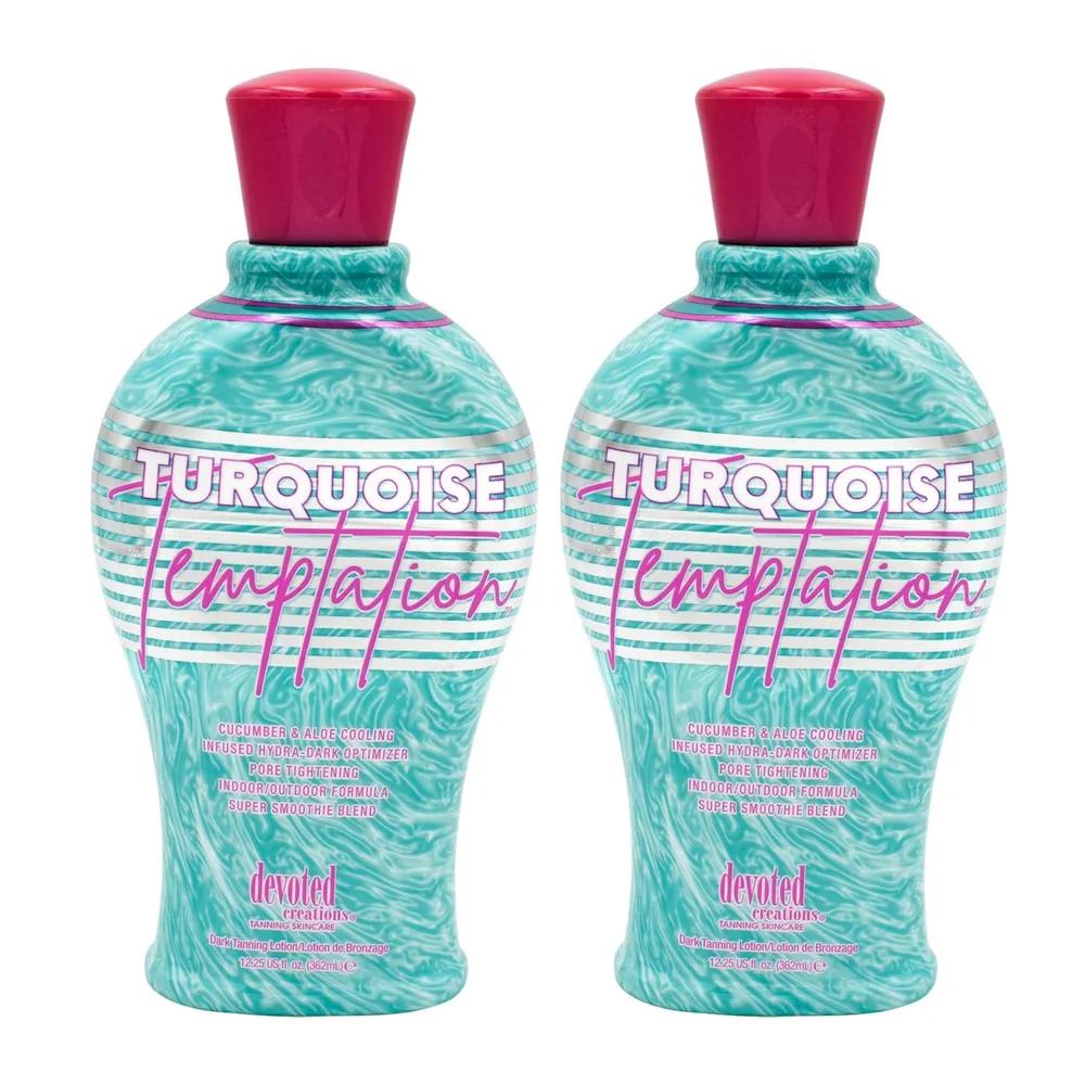 Devoted Creations Turquoise Temptation Tanning Lotion 362ml 2 bottles