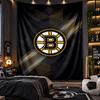 Wall Hanging Tapestry Boston Bruins Print Cloth for Living Room Bedroom Home Decor