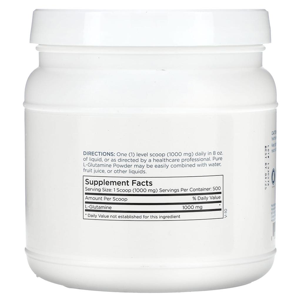 L-Glutamine Powder, 0.5Kg(1.1Lb)