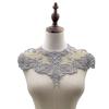Lace Fake Collar Hollow Embroidery Elastic Detachable Breathable Washable DIY Lace Applique for Sewing Shop