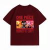 Унисекс Одежда Новая 100% Хлопок Дышащая Летняя Футболка Одна Штука Принт Luffy Doflamingo Повседневная Уличная Одежда Унисекс Топы