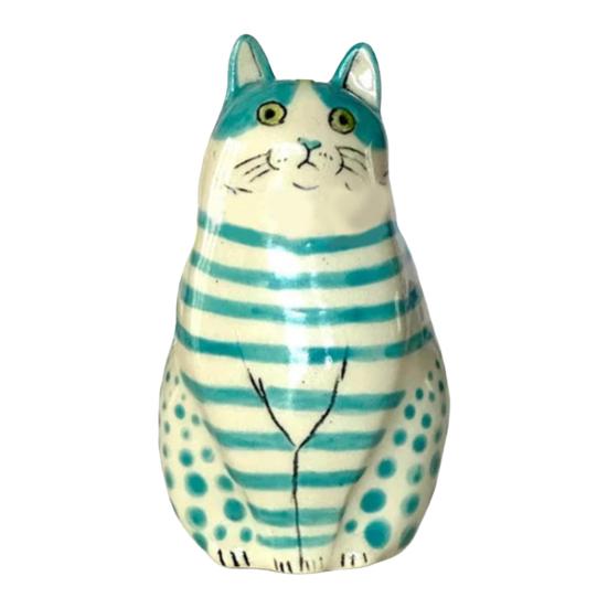 Dotted Cat Flower Vase Desktop Decoration Resin Cartoon Kitten Floral Plants Vase Indoor Real Dried Flower Holder Floral Arrangement Container