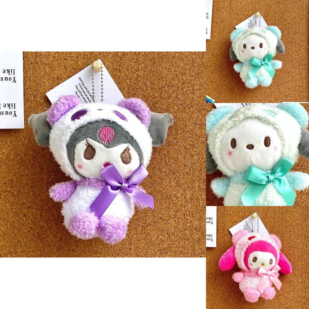 Очаровательный кулон-брелок Kuromi от Sanrio, мягкая игрушка для детских подарков
