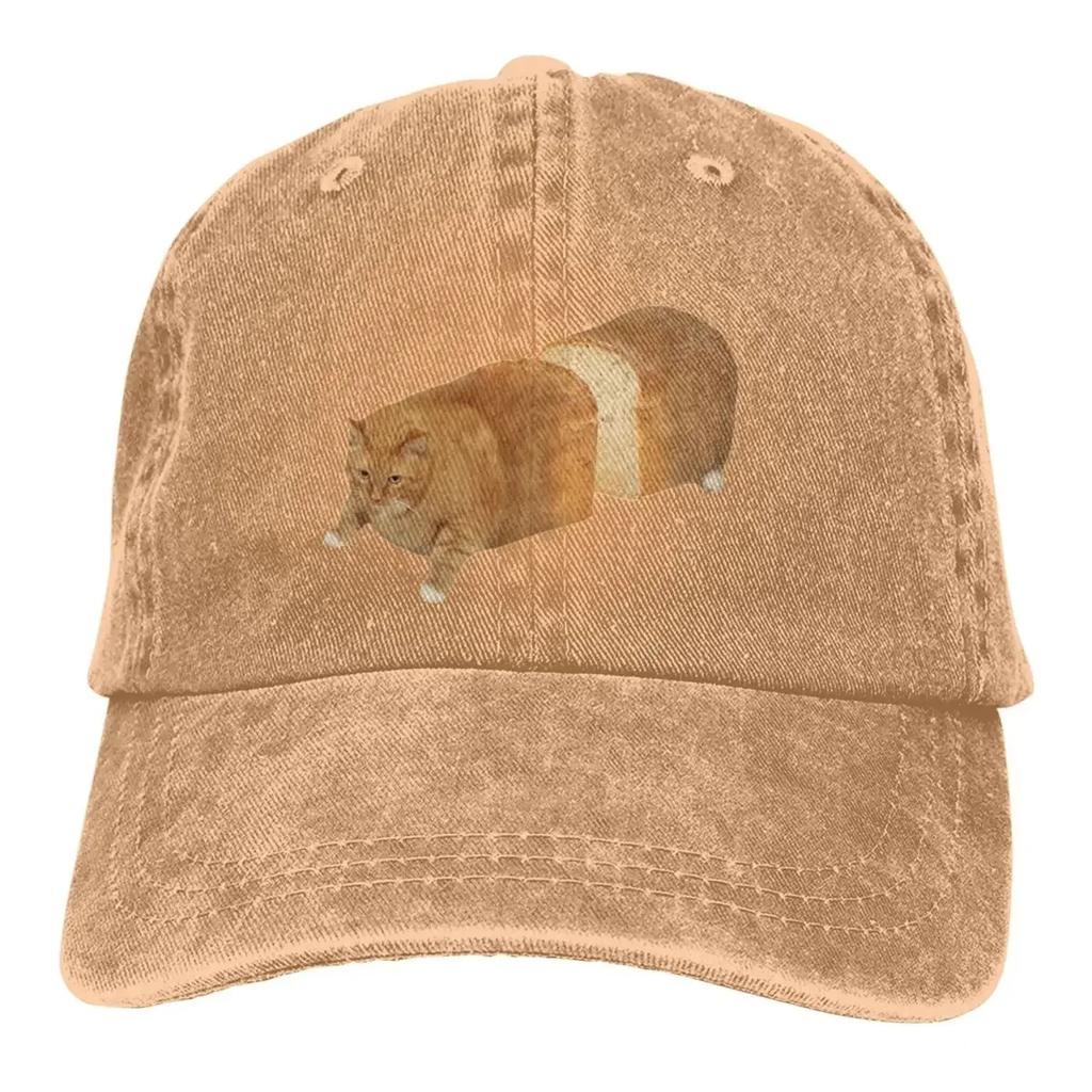 Pure Color Dad Hats Loaf Womens Hat Sun Visor Baseball Caps Cat Arts Retro Peaked Cap