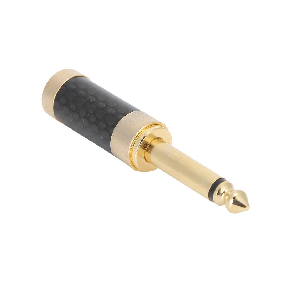 6.35mm 1/4 Inch Audio Mono Connector Plug and Play Balanced Mono Plug Audio Cable Repair