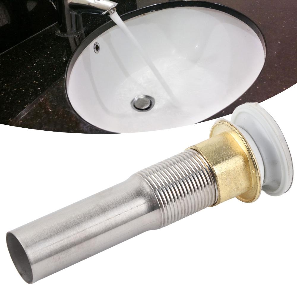 Stainless Steel Sink Drain Stopper Without Overflow Basin Drain Strainer Wash Basin Drain  Home