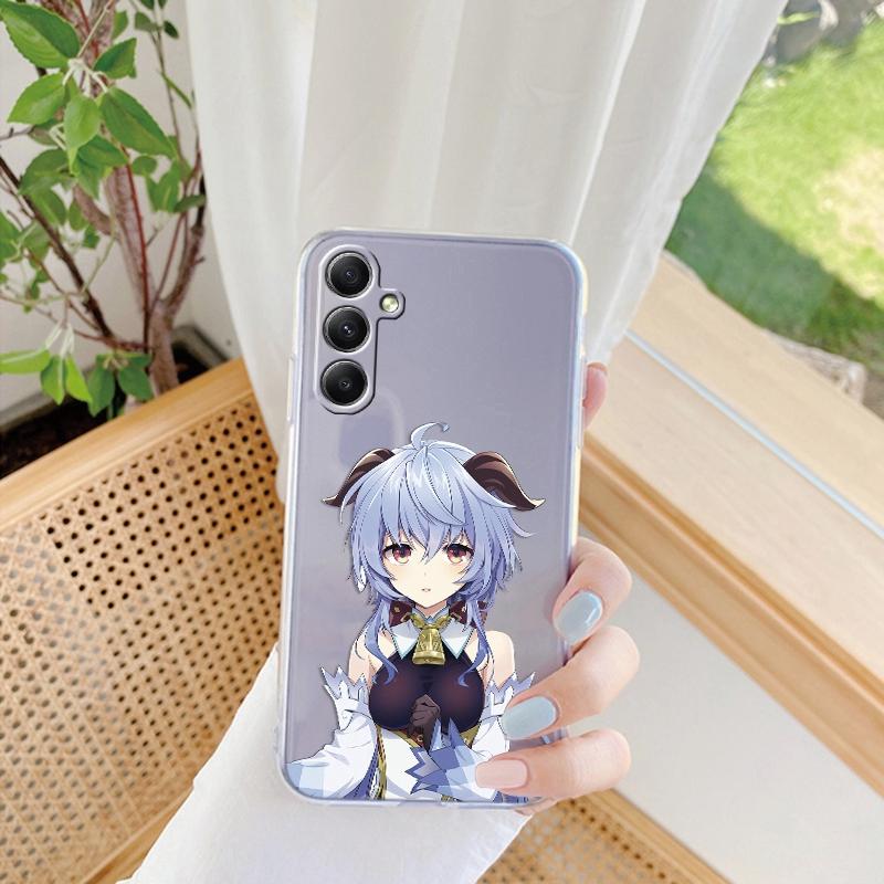 Мягкий прозрачный силиконовый чехол с рисунком из мультфильма для Samsung A55 M35 S24 Xiaomi Redmi Note 13 Poco C65 iPhone Camera Противоударный защитный чехол