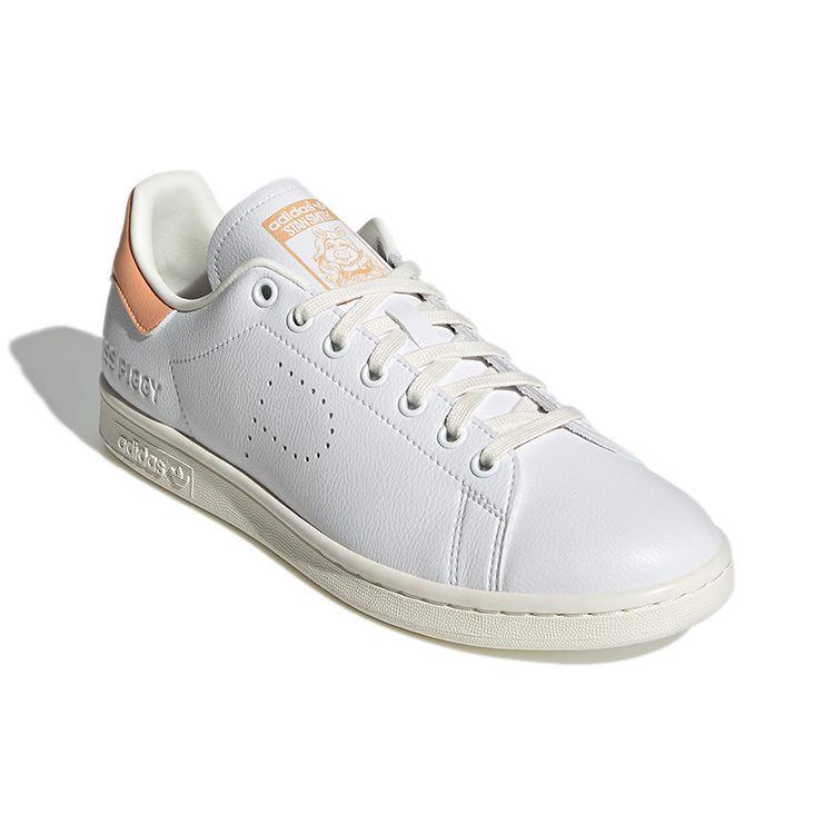 Disney x adidas Stan Smith Мисс Пигги и Кермит Унисекс Кроссовки Белый Облачно-белый Pantone GZ5996