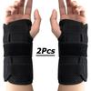 2 шт. Двухпанельный ремешок на запястье с тройной фиксацией - Надежная поддержка, дышащий и удобный для спорта и повседневной элегантности