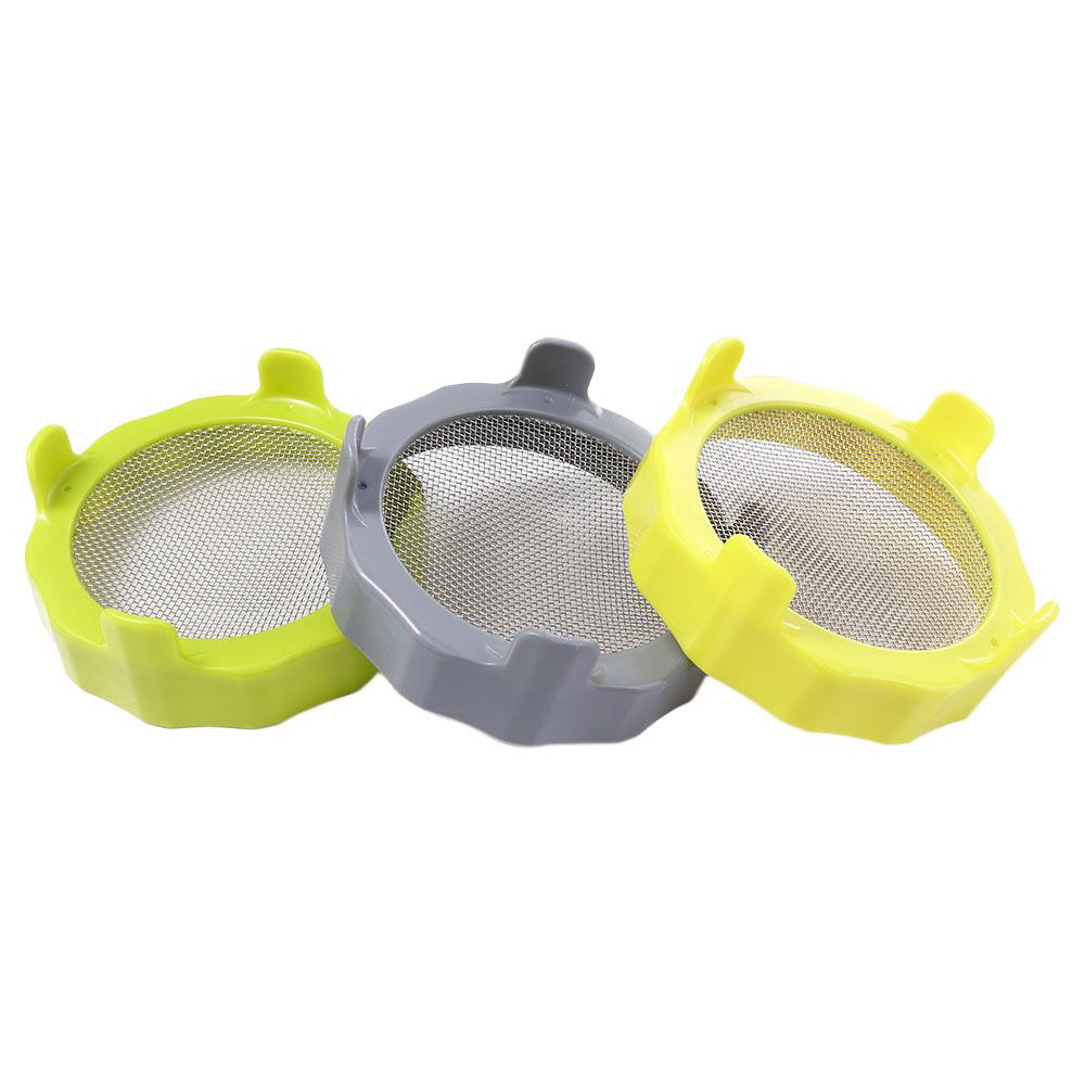 Mouth Jar Nursery Mason jar Planters Sprouting Lid Sprouter Seed Germination Filter Garden Supplies