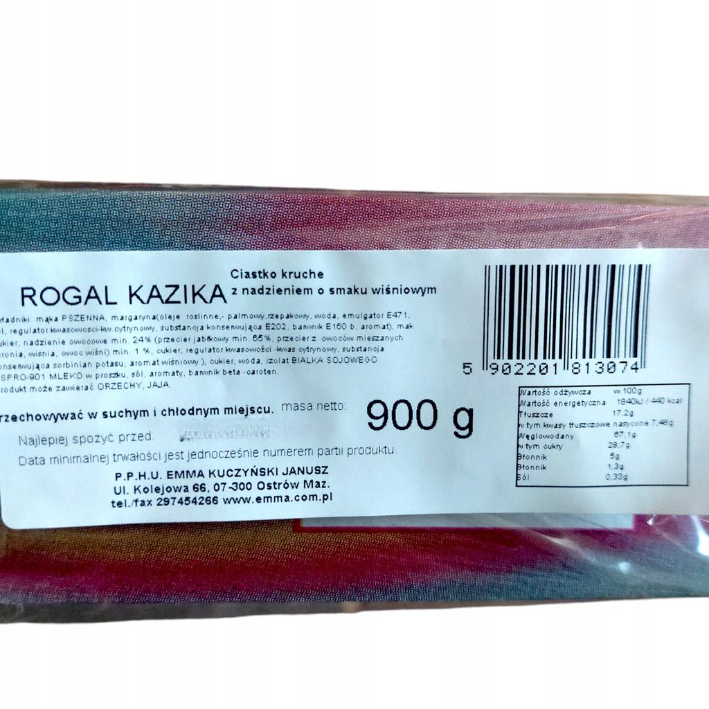 Shortbread cookies with cherry filling 900g Rogal Kazika
