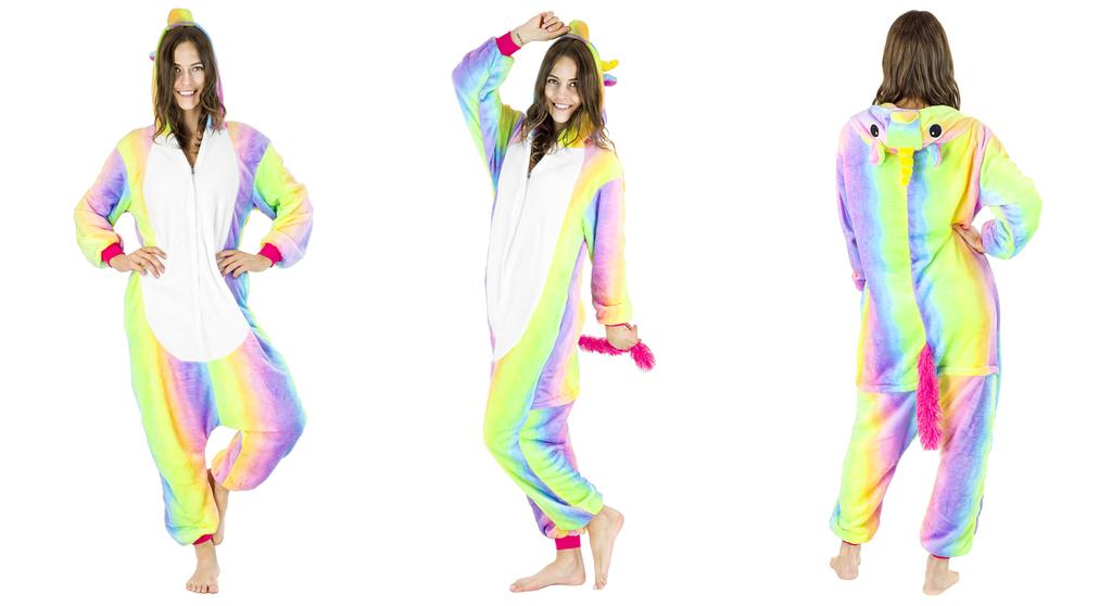 Kostium Onesie rainbow pegasus - L