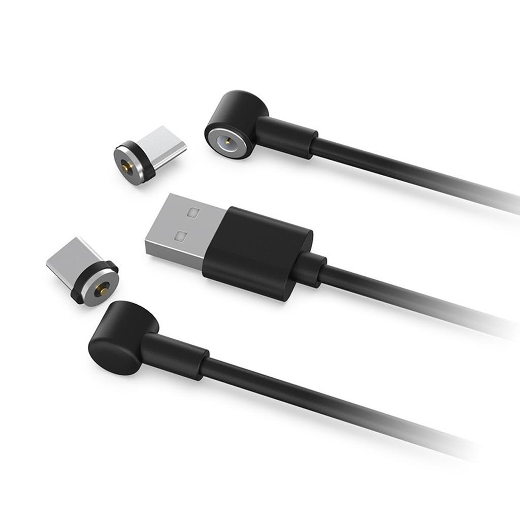 Зарядный кабель 2 в 1 для контроллера Быстрая зарядка Кабель Type-C Магнитный зарядный кабель под углом 90 градусов Устройство Type-C