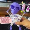 3D-печать Танцующий скелет черепа, Интересный мини-череп, Жуткие танцы, В комплекте с украшениями для дома, Детские подарки