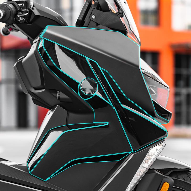 Используется для BMW C400GT 2025 Аксессуары для мотоцикла Полный комплект защитных наклеек на кузов Комплекты наклеек для мотоцикла Полная защитная пленка для покраски