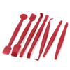 7pcs Car Window Vinyl Wrap Squeegee Rubber Scraper Film Wrapping Blades Kit Ice Remover Cleaning Wash Squeegee Snap-off Tools