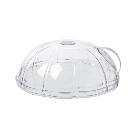 Брызгозащищенная крышка духовки Прозрачная термостойкая крышка для пищевых продуктов с ручкой Не содержит BPA