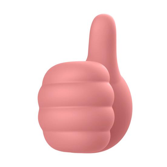 1/6/12/24Pcs Self Adhesive Cable Clips Pencil Holders Waterproof Wide Application Silicone Thumbs-Up Wall Hooks