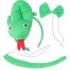 3 Pcs Snake Kids Animal Ears Headband Party Tie And Tail Cosplay Costume Party Favors