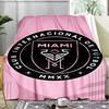 1PC Inter Fc Emblem Printed Soft Flannel Blanket Throw for Adult Bedroom Living Room Sofa Camping Travel Fan gifts Christmas Gifts