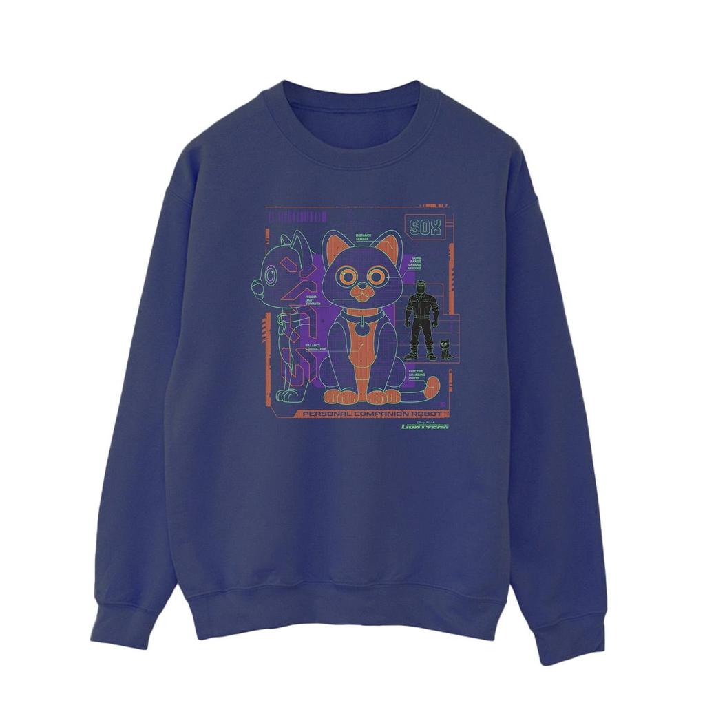 Disney Mens Lightyear Sox Technical Sweatshirt