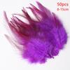 8-15Cm Natural Feathers White Mix Colors Turkey Plume For Crafts Dream Catcher Making Carnival Decor Easter Black Blue Plumas