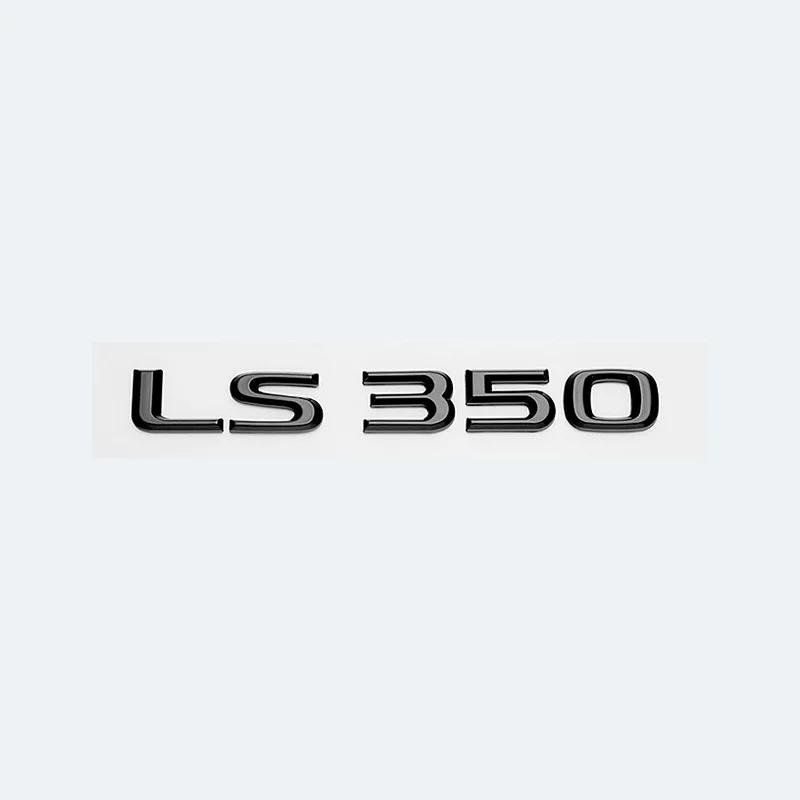3D Chrome Glossy Black ABS Letters LS350 LS400 LS460 LS460L LS500 LS500h HYBRID Emblem For Lexus Car Trunk Logo Badge Sticker