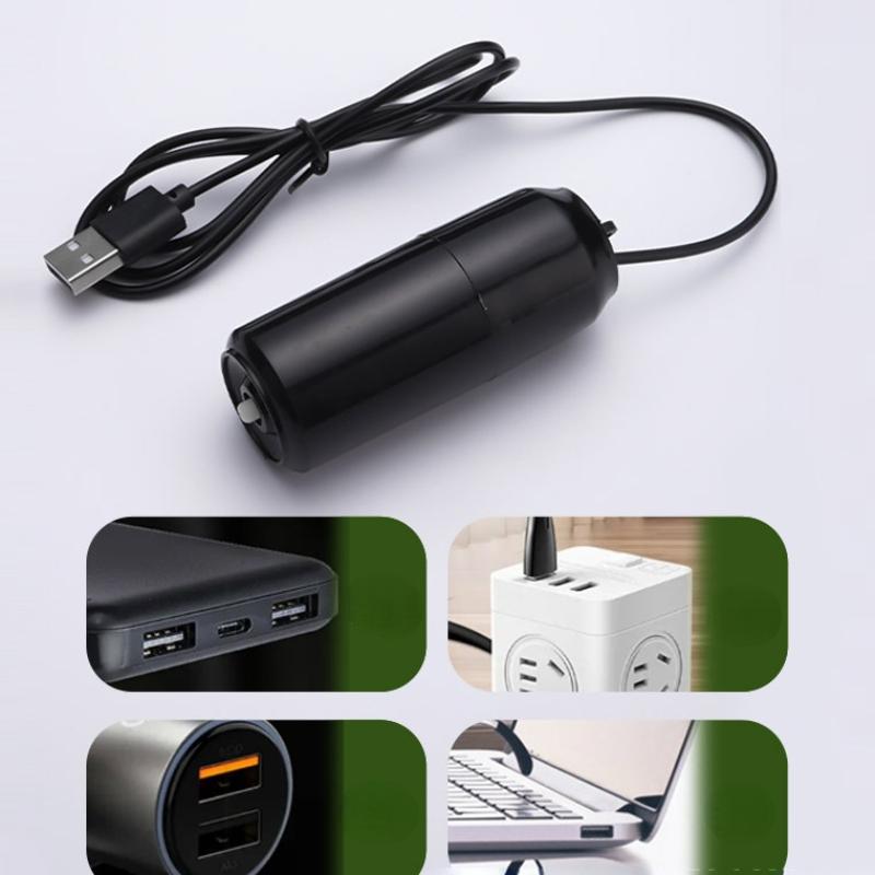 Portable USB Aquarium Oxygen Air Pump Fish Tank No Noise Air Compressor Aerator Portable Mini Oxygenator Aquarium