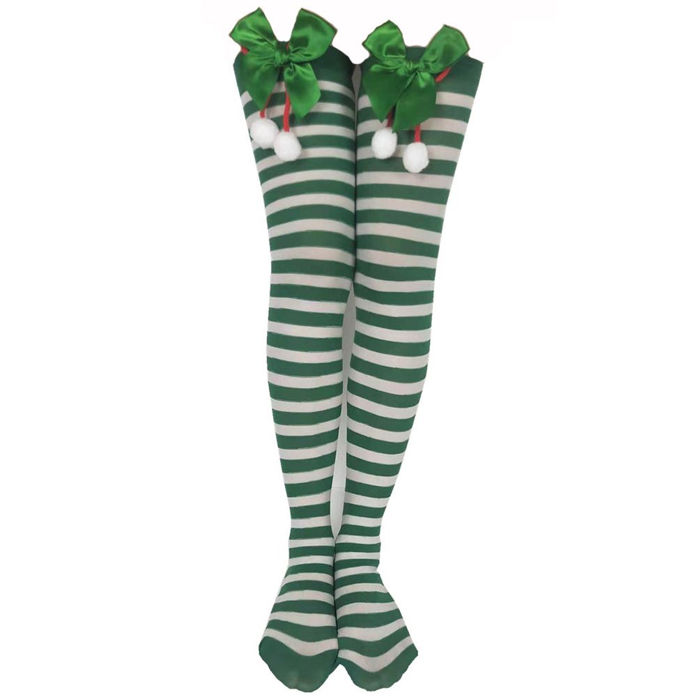 Bow Party Accessories Long tube Stockings Knee socks Christmas