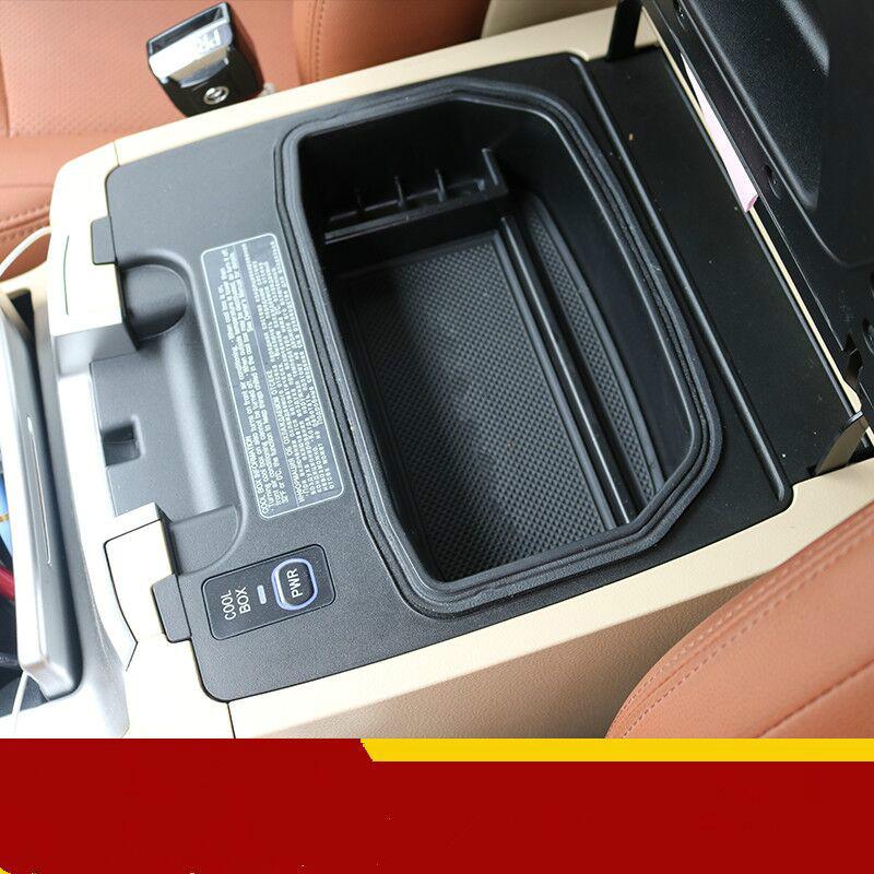 Central Armrest Container Tray Storage Box for Toyota Land Cruiser Prado with Refrigerator 2004-2016 Car Organizer